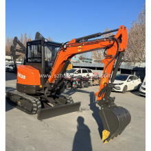3.5 TON MINI HYDRAULIC EXCAVATOR WITH CABIN